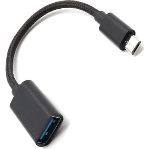 Micro USB OTG Cable Android USB Male to USB 3.0 Female Metal Converter For Samsung U disk Mouse USB3.0 Micro USB to OTG