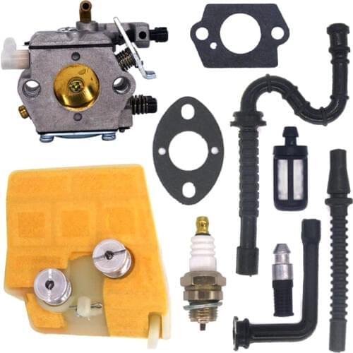 Carburetor with Air Filter Tune Up Kit for Stihl 024 026 MS240 MS260 Walbro WT-194 Chainsaws Replacement