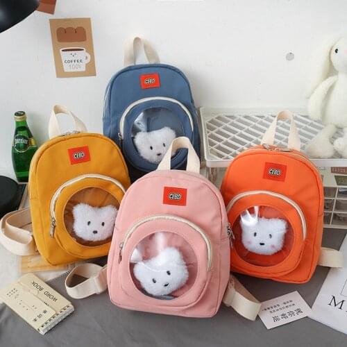 Cute Cartoon Childrens Backpack Kids Kindergarten School Bag for girls boys Waterproof bookbag Travel backbag 2021