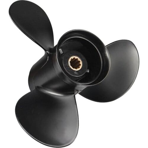 Aluminum Alloy Marine Outboard Propeller 3R0B645250 25-30Hp 9.9 X 12 for Mercury Tohatsu Spline Tooth 3 Blade