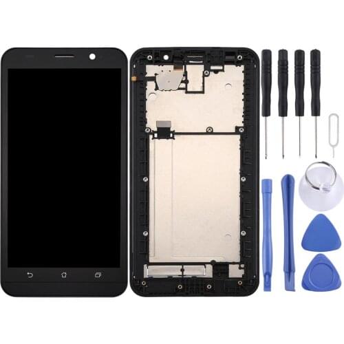 New LCD Screen and Digitizer Full Assembly with Frame for Asus Zenfone 2 / ZE551ML / Z00AD / Z00ADB / Z00ADA (Black)