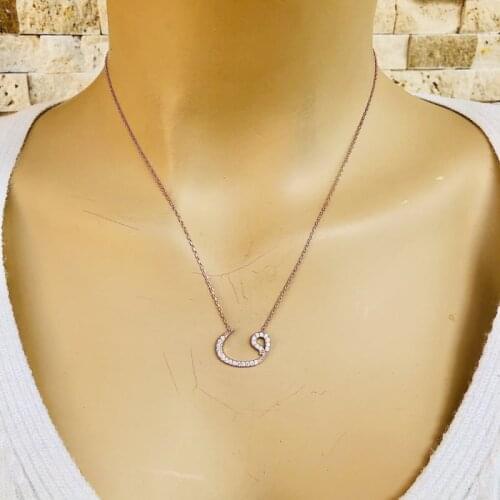 Woah 925 Sterling Silver Necklace Women Girls Gift Jewelry Accessories Fashion Handmade Elegant Chain