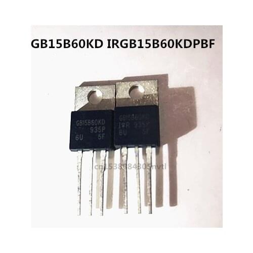 Original 10pcs/ GB15B60KD IRGB15B60KDPBF TO-220 600V 15A