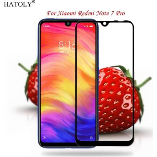 Full Glue Glass For Xiaomi Redmi Note 7 Pro Tempered Glass For Redmi Note 7 Pro Full Coverage Screen Protector Redmi Note 7 Pro