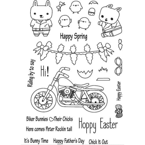 Halloween Transparent Clear Silicone Stamp/Seal for DIY scrapbooking/photo album Decorative clear stamp A1198