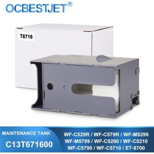 C13T671600 T671600 T6716 Maintenance Ink Tank Waste Ink Tank For Epson WF-C5210 WF-C5790 WF-C5710 WF-M5299 WF-M5799 ET-8700