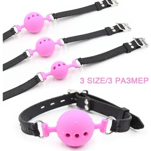 Pink Woman Sexy Erotic Toy Open Mouth Gag Sex Bondage Mouth Plug Couple Mouth Ball Exotic Accessories Adult Sex Toys for Women