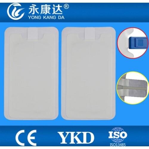 Split bipolar plate upright electrosurgical ESU grounding pad 250pcs/lot