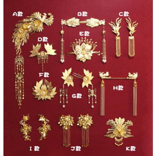Middle Hair Tiara Free Match Hair Combs Phoenix Tiara All Match Bride Wedding Hair Accessories Jewelry