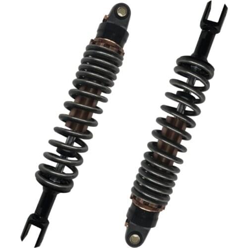 YOSS New 1pair 375MM 380MM type U 8MM motorcycle shock absorber for Honda Yamaha Suzuki Kawasaki dirt bikes gokart ATV