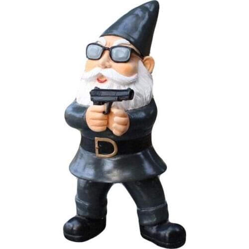 Funny Garden Statue Resin Dwarf Crafts Watering Elves Furnishings Outdoor Lawn Garden Garden Landscape Decoration Sculpture