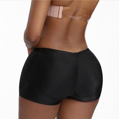 Womens underwear full hips full hips padded underwear womens middle waist closed abdomen and raised hips false hips and sponge