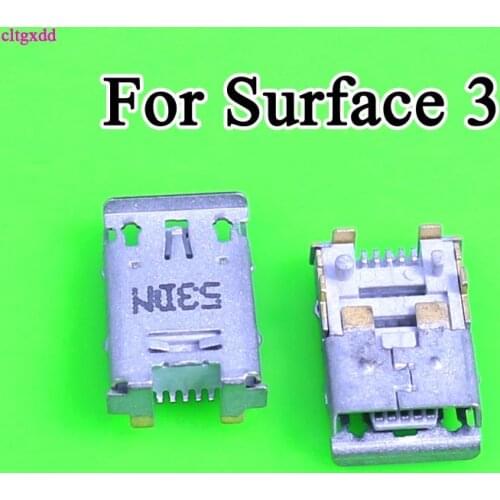 1pcs For Microsoft Surface 3 RT3 1645 1657 5-pin 5-pin Micro USB jack charging port socket connector replacement