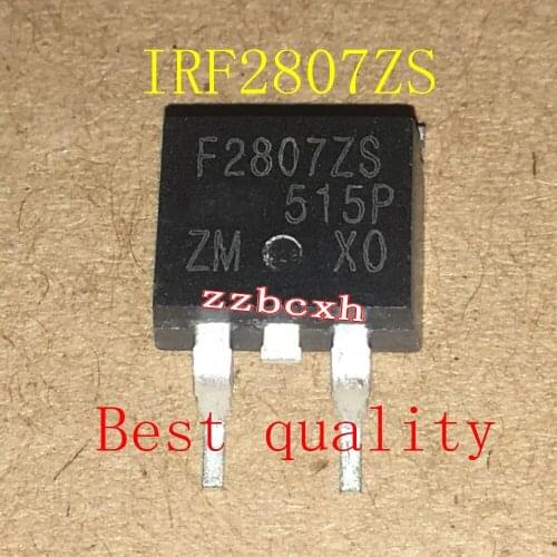 10PCS/LOT New original In Stock IRF2807ZS TO-263 F2807ZS 75A 75V