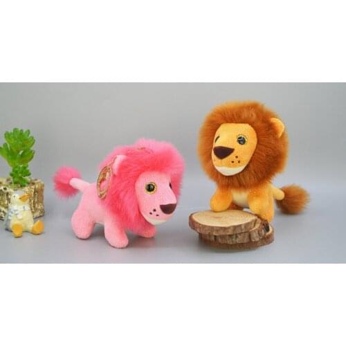 12cm Cute standing lion toy pendant Keychain toy Backpack decoration Gift items