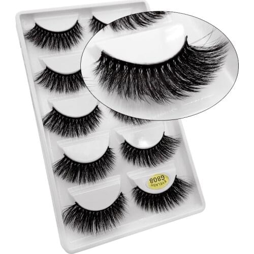 50 pairs Eyelashes Wholesale Mink Eyelashes Natural Long False Lashes Makeup 3D Mink Lashes Full Fake Eyelash Extensions