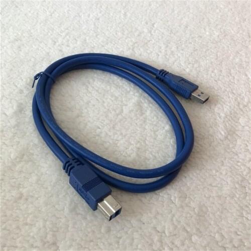 USB 3.0 Type A Male Adapter to USB B Printer Port Male Data Extension Power Cable 1M Blue