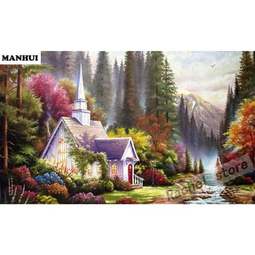 Diamond Embroidery Diy Diamond Painting Cross Stitch Kits Diamond Mosaic Scenery Full Square Diamond Embroidery CS292