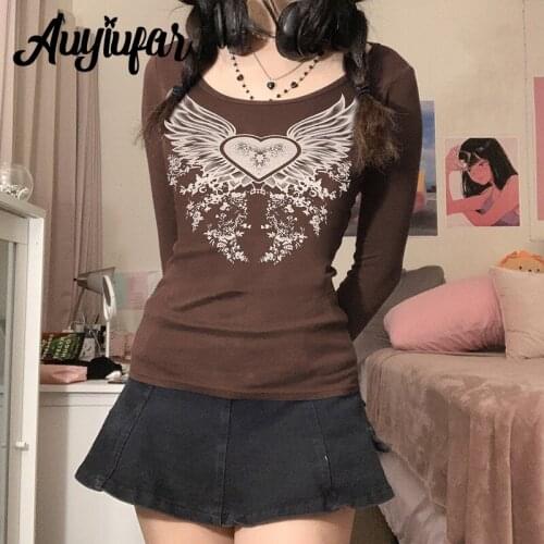 Auyiufar Women's Long Sleeve T-shirts