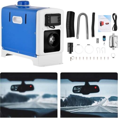 Car Heater 12V/24V 5-8KW All In One Diesels Air Parking Heater For Trucks Motor-Homes Boats Bus +LCD Key Switch+Remote+Silencer