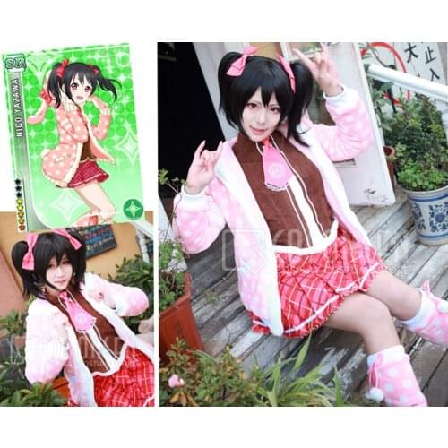 COSPLAYONSEN Love Live! Christmas Nico Yazawa Cosplay Costume Snowsuit Full Set All Size