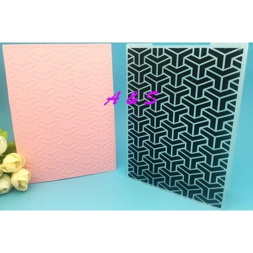 Geometry Plastic Embossing Folder for DIY Scrapbooking Album Decor Card Making Craft Dies Embossing Stencil Template
