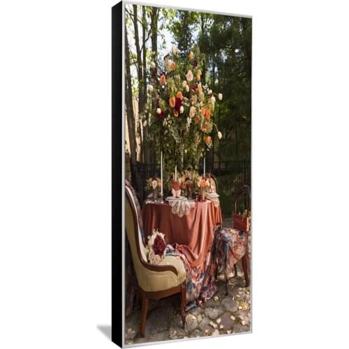 Flower garden painting canvas paintings modern kitchen wall decor movie abstract oil art pictures for living room monopoly FA370