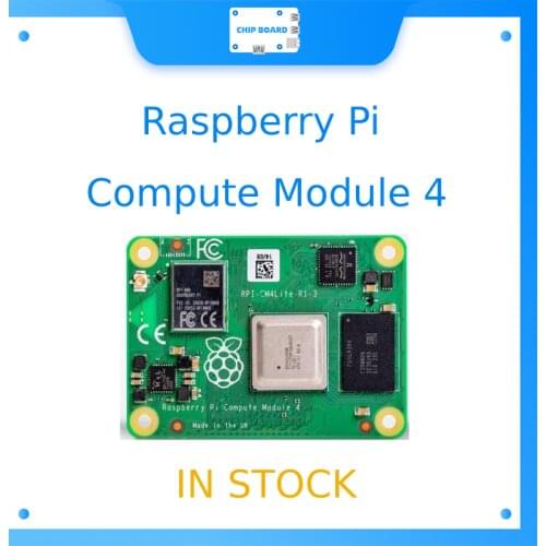 Raspberry Pi Compute Module 4, The Power Of Raspberry Pi 4 In A Compact Form Factor, No WIFI Module, Options For RAM / EMMC