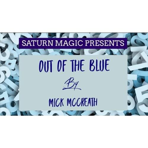 Out of the Blue by Mick McCreath (Gimmick+online instruct) Mentalism Magic Tricks Close up Card Magie Illusions Magician Toys