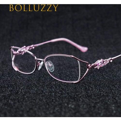 Fashion Men Women Degree Eyewear Eyeglasses Frame Reading Finding Optical Prescription Receipt Golden Eyeglasses Frame Eyewear