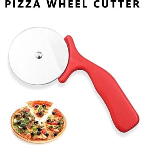 Stainless Steel Round Pizza Cutter Cake Knife Tools Pizza Wheels Scissors Ideal for Pizza Pies Waffles and Dough Cookies