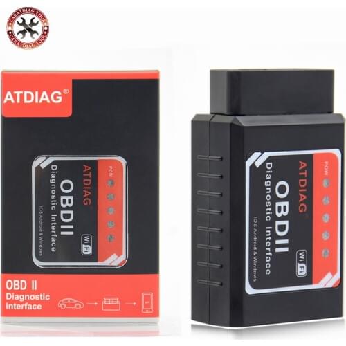 Newest Universal OBD2 WIFI ELM327 V1.5 Scanner for iPhone IOS/Android Auto OBDII Diagnosis Tool OBD 2 ELM 327 V 1.5 WIFI ODB2