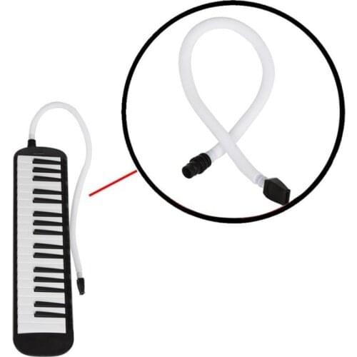 Durable Plastic 32/37 Piano Keys Melodica Long Black Tube And Mouthpieces for Kids Children Melodica Pianica Musical Accessories