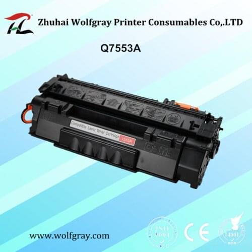 Compatible Q7553A toner cartridge for HP LaserJet P2014/P2015/P2015D/P2015N/M2727