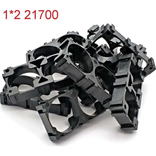 1*2 21700 Battery Holder Bracket Cell Safety Anti Vibration Plastic Brackets for 21700 Batteries
