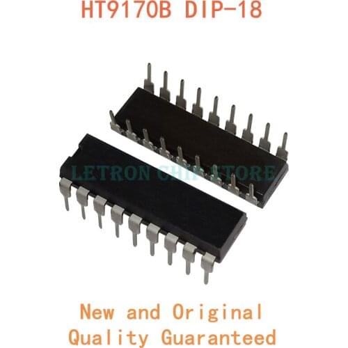 10PCS HT9170B DIP18 HT9170 DIP-18 DIP new and original IC Chipset