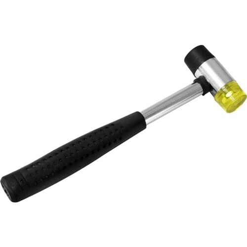 Double Face Tap Rubber Hammer 25mm Multifunctional Glazing Window Beads Hammers Nylon Head Rubber Mallet