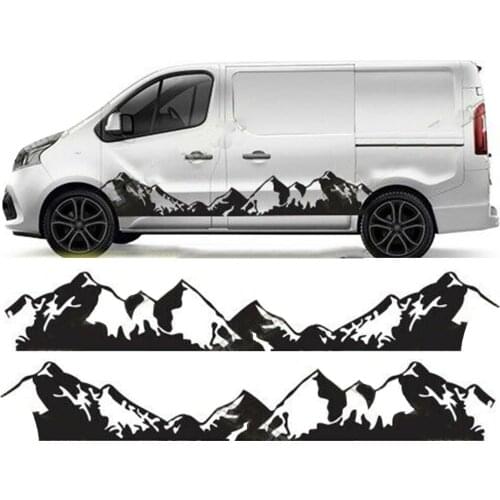 250CM Motorhome Camper van Mountain graphics stickers for VW Crafter Mercedes Sprinter