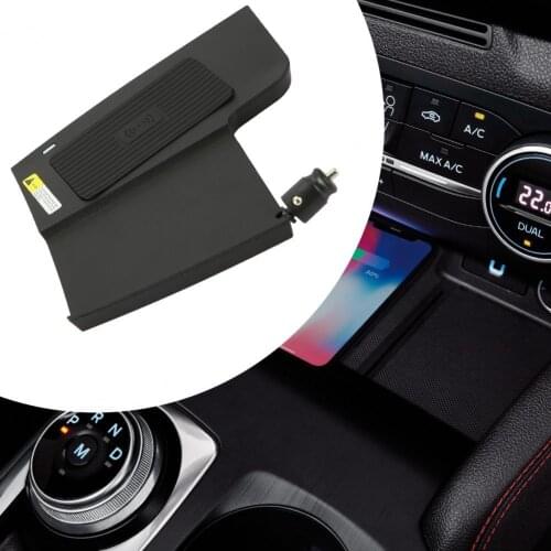 Skid-proof 15W Car Wireless Charger Compact Anti-scratch Car Phone Fast Charging Durable Pad Mat for FORD FOCUS 2019-2021