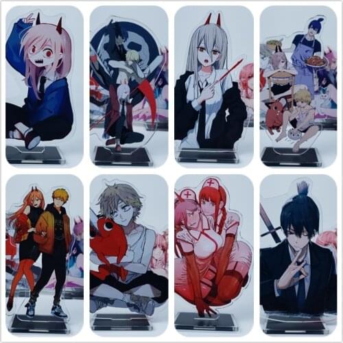 Chainsaw Man Denji Pochita Hayakawa Aki Makima Acrylic Stand Figure Desktop Decoration Collection Model Toy Gifts