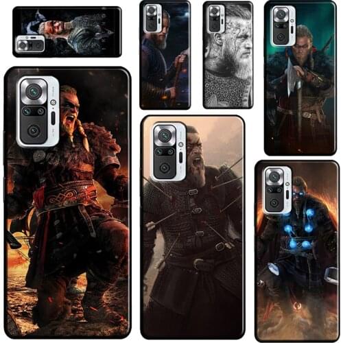 Ragnar Lothbrok Vikings For Xiaomi Redmi Note 10 Pro 7 8 9S 8T Note 9 Pro Case For Redmi 9C 9T K40 9A Back Cover