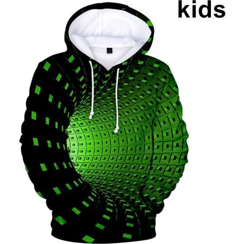 3 To 14 kids hoodies 3D Tie Dye Flashbacks hoodie sweatshirt boys girls Colorful Psychedelic Jacket coat children clothes