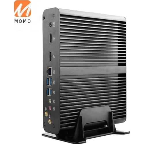 Compact Rugged Fanless Mini PC ITX Gaming Desktop Computer UHD Graphics PC Gamer Window10 CE Certificate