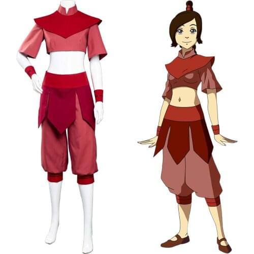 Avatar The Last Airbender Ty Lee Cosplay Costume Halloween Carnival Outfits Costumes