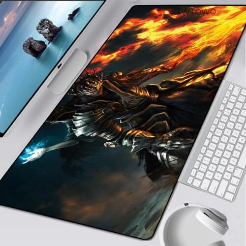 Dark Souls Mouse Pad 90x40CM Accessories Computer Gaming Mousepad XXL Large Keyboard Gamer Desk Mause Play Mats Carpet for Mouse
