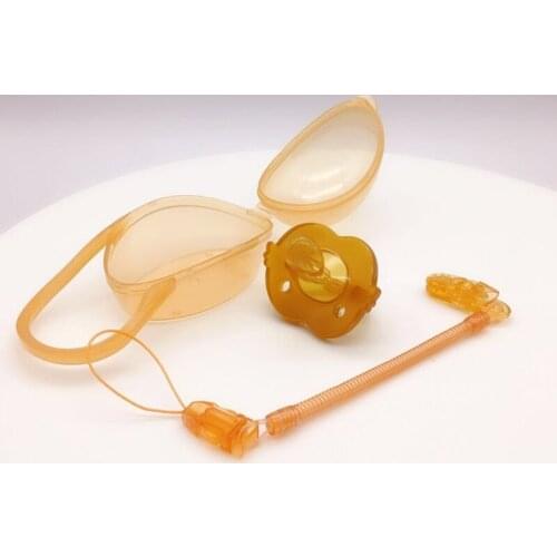 Rosiky Nano-silver Baby Pacifier Super Soft Silicone Imitation Breast Milk Soothes Newborn Baby Sleeping Suit