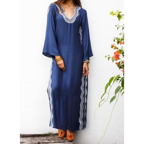 New Cotton Beach Dress Embroided High Split Bikini Cover Up Sexy Summer Beach Tunics Beachwear Swimsuit Cover Up Sarongs
