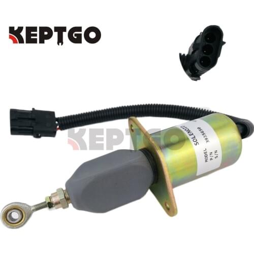 24V 3935650 SA-4765-24 Flameout Diesel Fuel Shut Down Stop Solenoid For Cummins 6CT