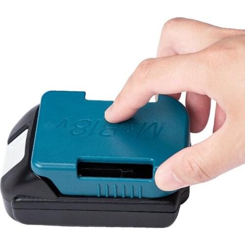 Battery Rack, 5Pcs Battery Wall Mount Storage Shelf Rack, Battery Holder Compatible for Makita/ 18V Battery