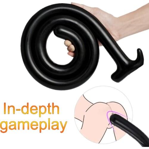 Super long soft Anal plug toys for adults 18 Butt Plug Sextoys prostate massager Sex shop buttplug Bdsm erotic toys for Adult